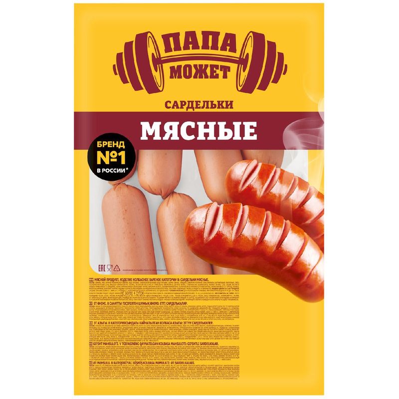 

Сардельки Папа может Мясные вес