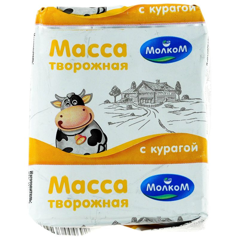 

Творожная масса МолкоМ с курагой 16.5% 250 г