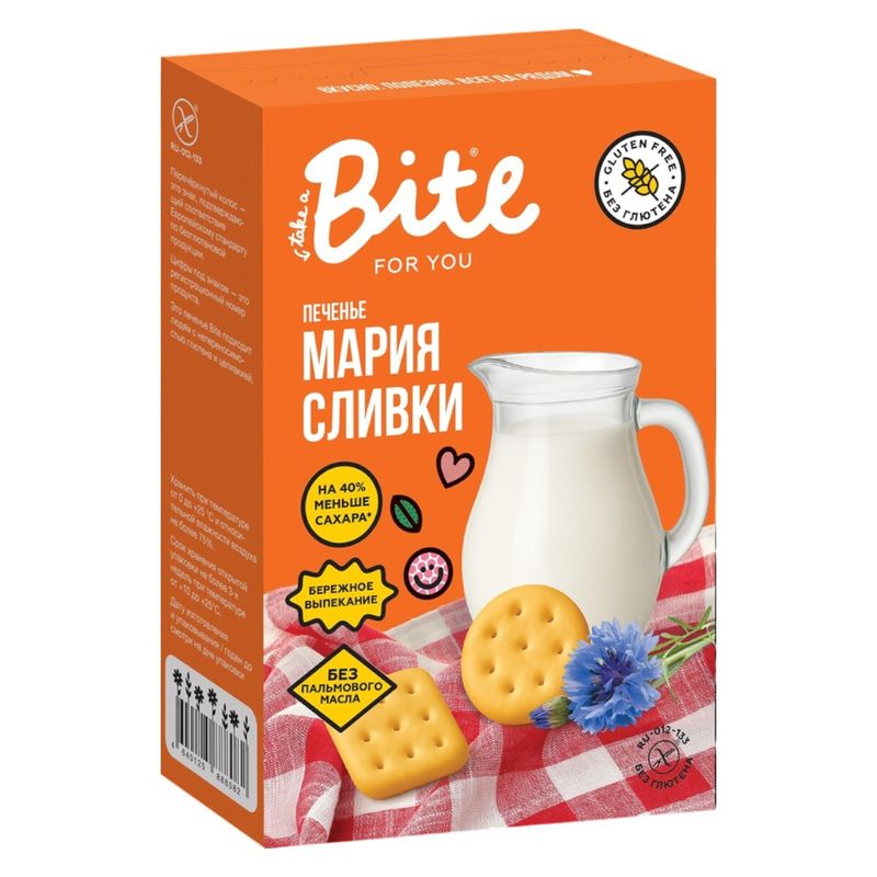 

Печенье Take a Bite Мария сливки без глютена 100 г