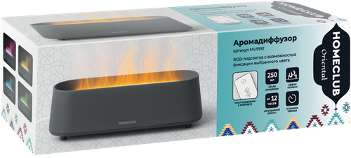 

Аромадиффузер Homeclub Oriental пульт управления RGB-подсветка 250 мл