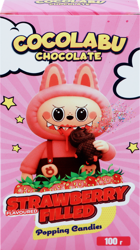 

Шоколад молочный Cocolabu фигурный клубника 100 г