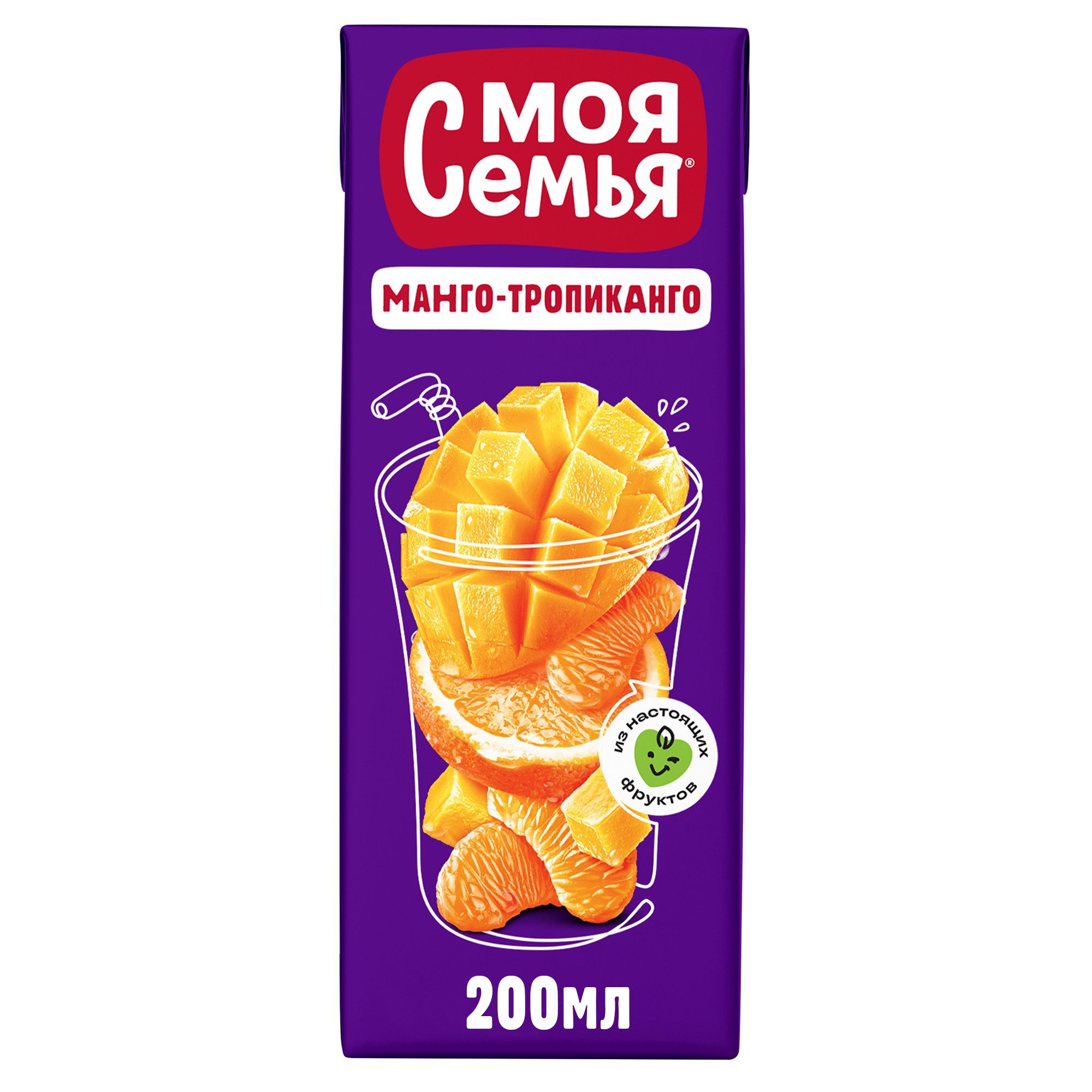 

Напиток Моя семья Манго тропиканго 0.2 л