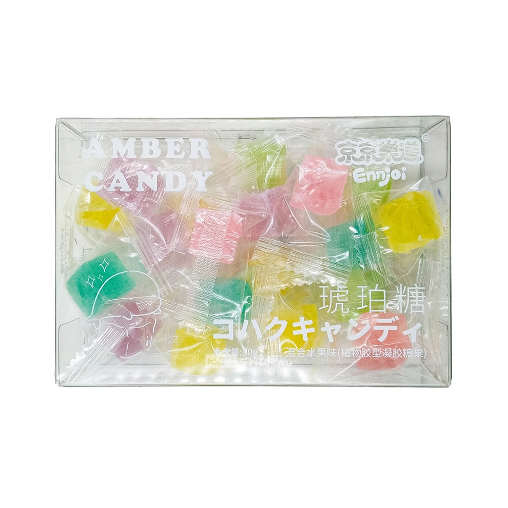 

Конфета желейная Ennjoi Amber фруктовое ассорти 80 г