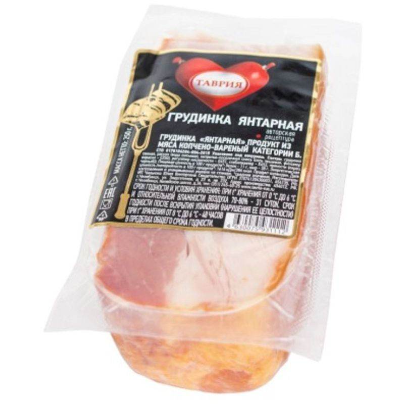 

Грудинка Янтарная Таврия 250 г