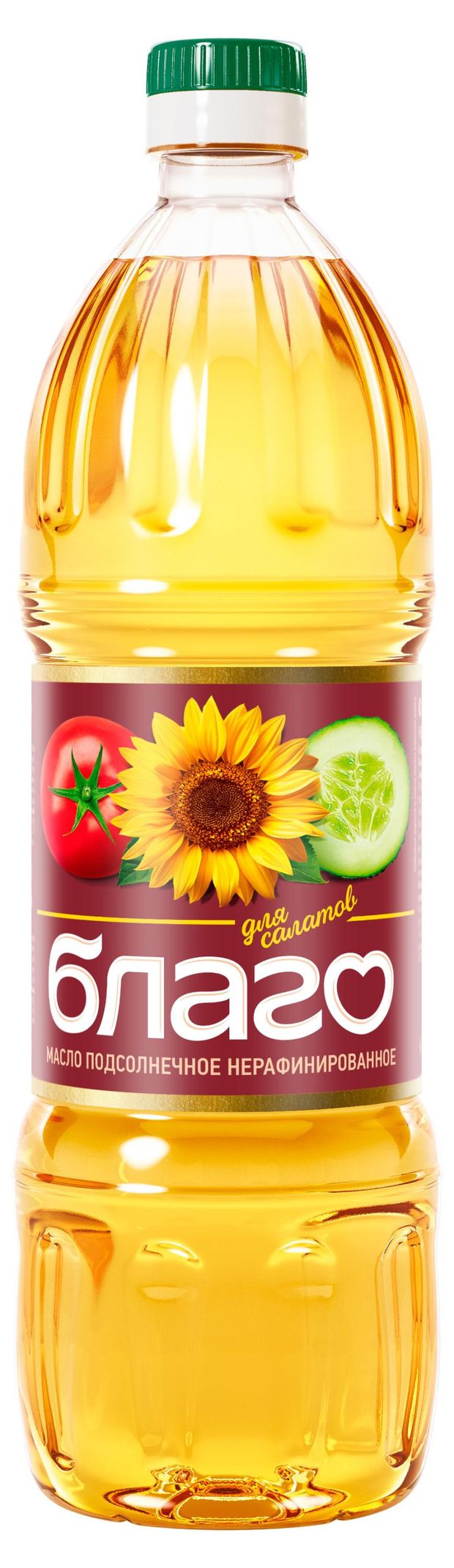 

Масло подсолнечное Благо нерафинированное 1 л