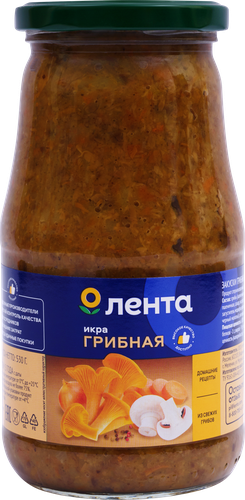 

Икра грибная Лента 530 г