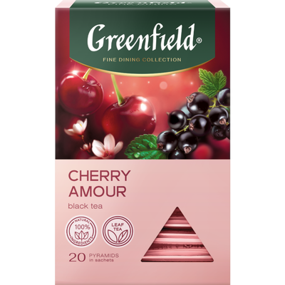 Чай черный Greenfield Черри Амор, 20х1.8 г