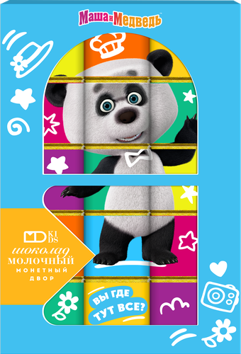 

Шоколадный набор Монетный двор Маша и Медведь молочный 75 г