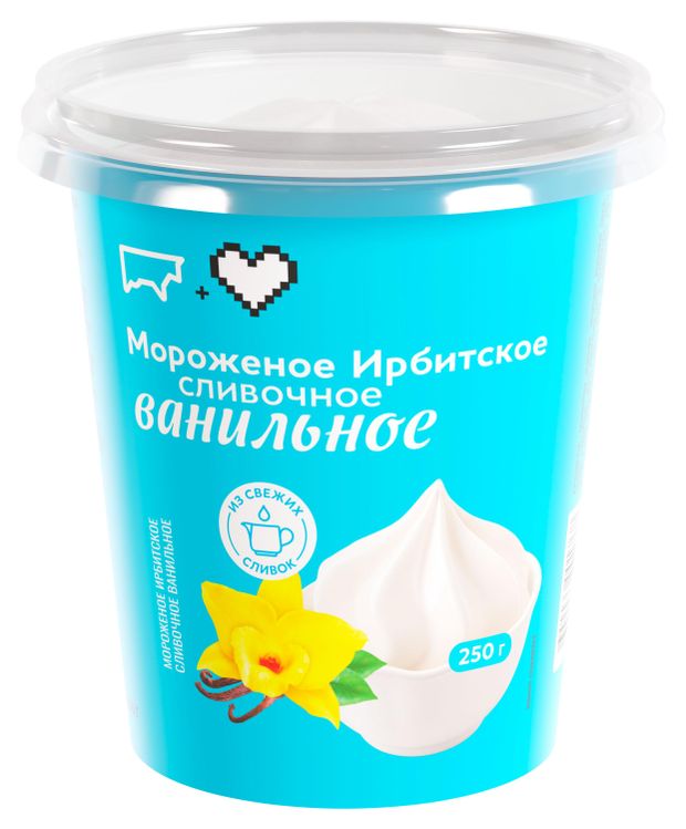 

Мороженое Ирбитское сливочное ванильное 250 г