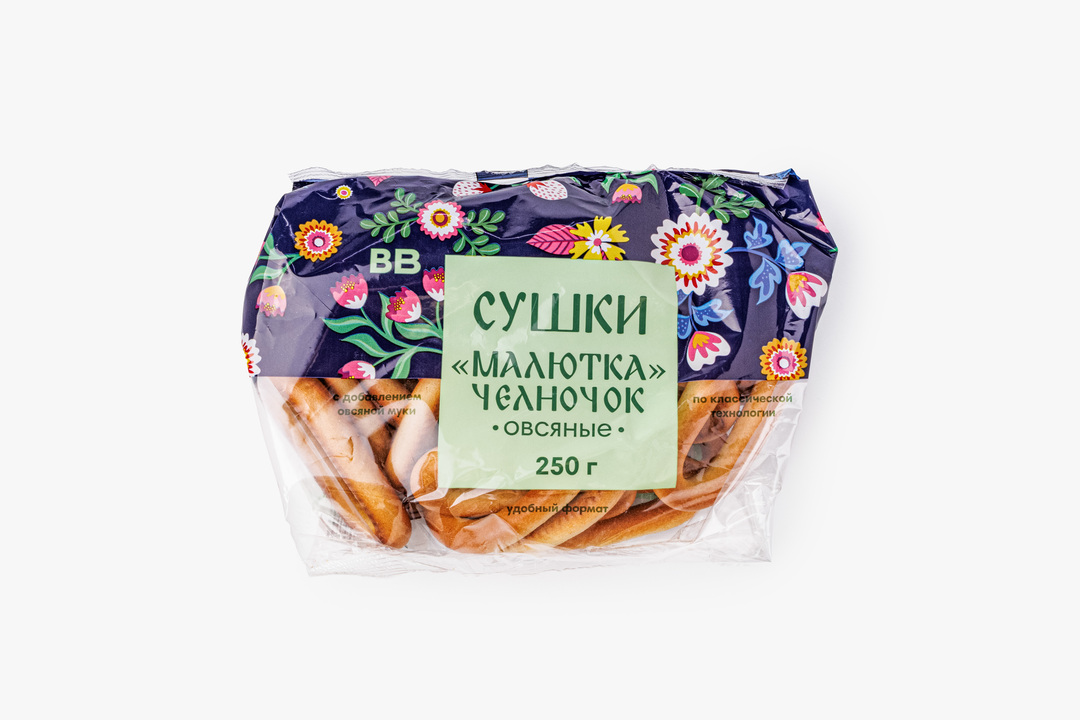 

Сушки "Малютка" челночок овсяные