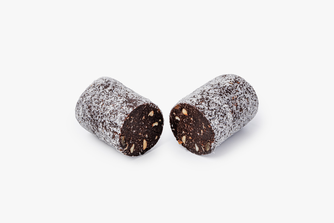 

Колбаса шоколадная цитрусовая веган 180 г