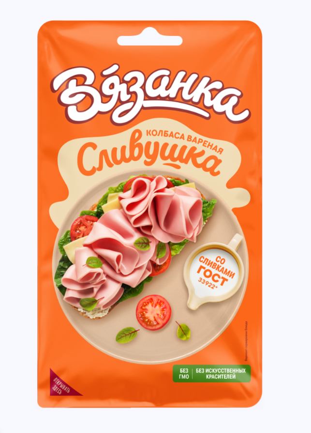 

Колбаса Вязанка Сливушка сервировочная нарезка 110 г