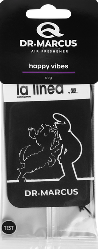 

Ароматизатор автомобильный подвесной Dr.Marcus La Linea Happy Vibes дизайн в ассортименте