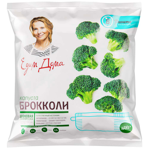 

Брокколи Планета Витаминов быстрозамороженная 400 г