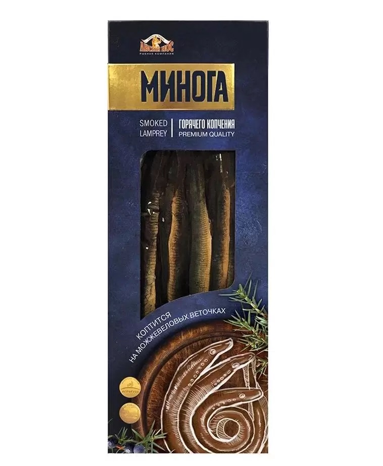 

Минога Лисий Нос горячего копчения 200 г