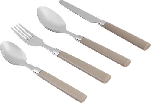 

Набор столовых приборов Homeclub Promo, 16 предметов, нержавеющая сталь, цвет в ассортименте