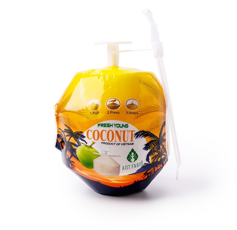 

Кокос коктейльный с трубочкой 400 г