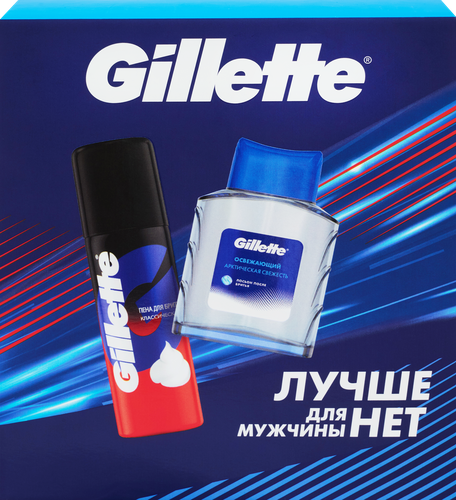 

Набор подарочный Gillette: Лосьон после бритья 50 мл, Пена для бритья 50 мл