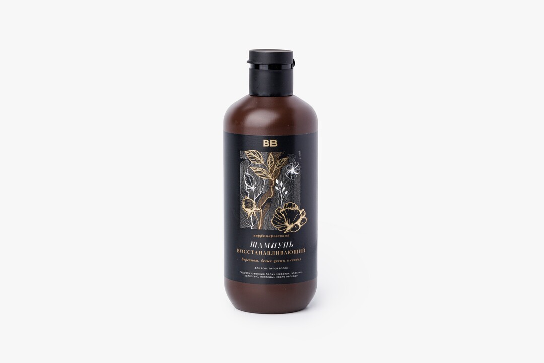 

Шампунь ВкусВилл парфюмированный восстанавливающий для всех типов волос Бергамот белые цветы и сандал 300 мл