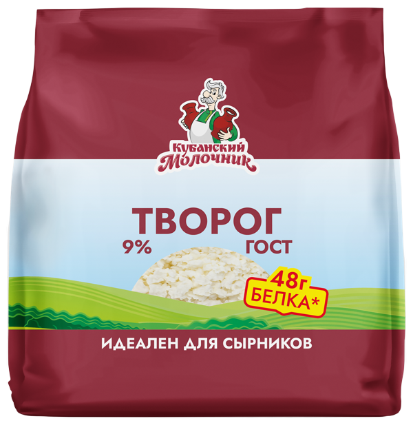 

Творог Кубанский Молочник 9% 300 г