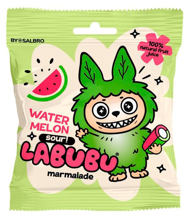 

Мармелад жевательный Labubu кислый арбуз 45 г