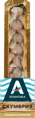 

Скумбрия Атлантика холодного копчения кусочки косичка 200 г