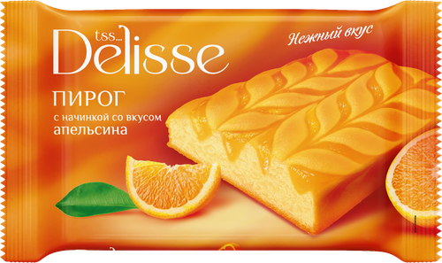 

Пирог Delisse с начинкой апельсин 330 г