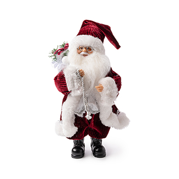 

Статуэтка MaxiToys Дед Мороз в красной шубе c хворостом 30 см