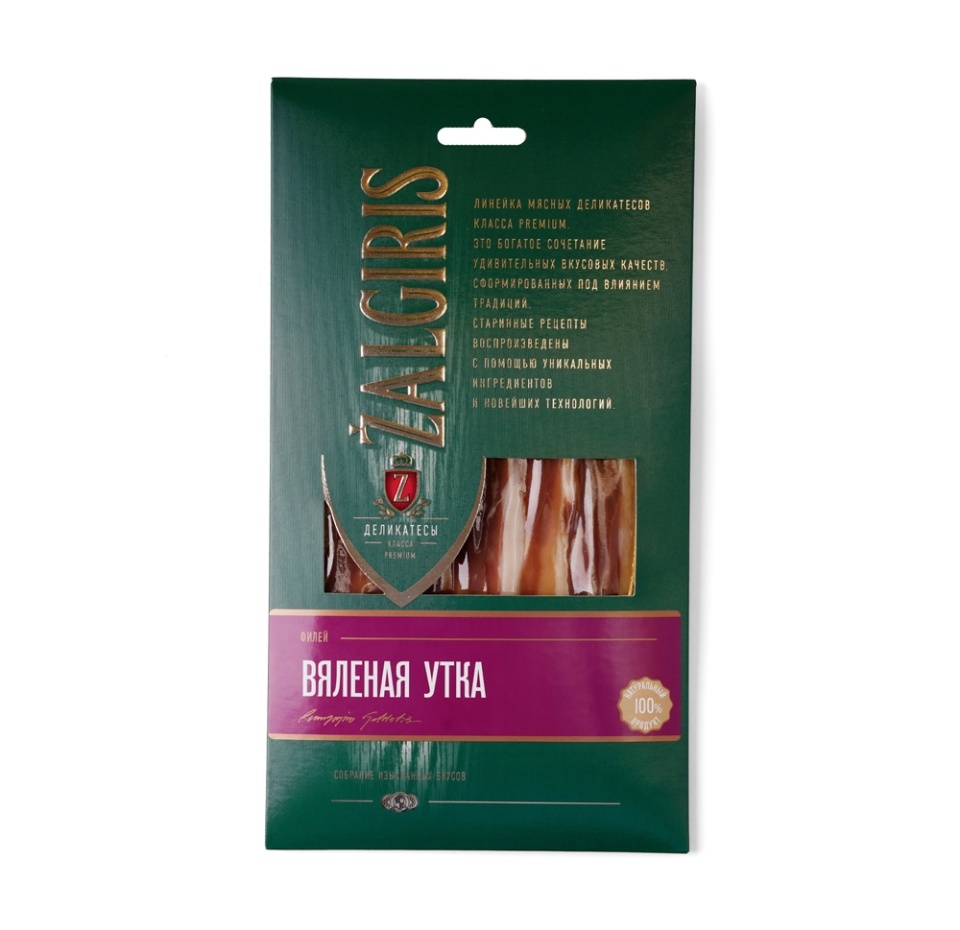 

Грудка утиная Zalgiris сыровяленая 50 г