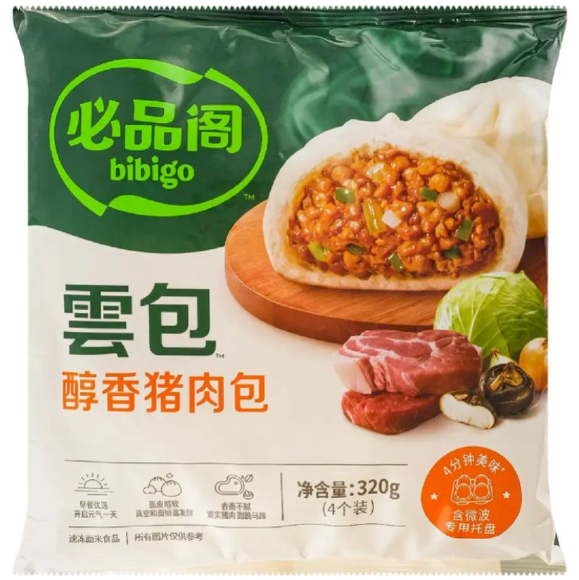 

Булочки Bibigo Бао со свининой 80 г x 4 шт.