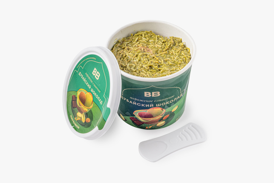 

Мороженое ВкусВилл сливочное Дубайский шоколад 80 г