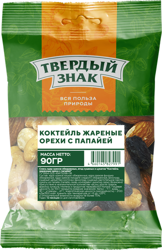 

Коктейль Твердый знак из орехов и цукатов 90 г