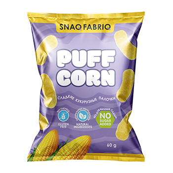 

Палочки кукурузные Snaq fabriq Сладкие (без сахара) 60 г, Россия
