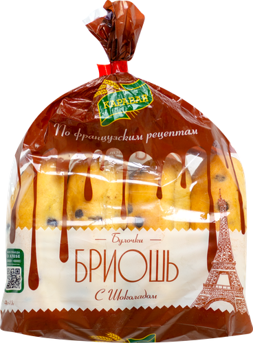 

Булочки Каравай Бриошь с шоколадом 40 г х 4 шт.