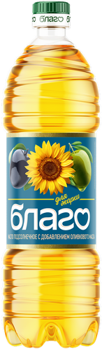 

Масло растительное Благо подсолнечно-оливковое 1 л