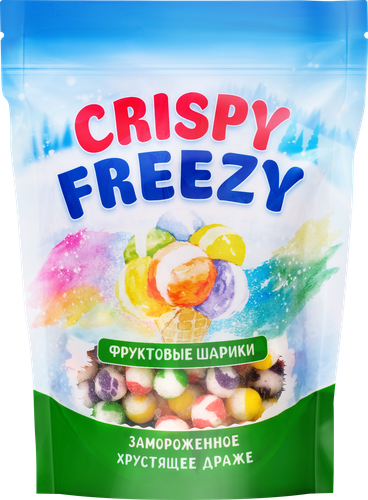 

Драже Fresh Box Хрустящие замороженные (Crispy Freezy) фруктовые шарики 85 г