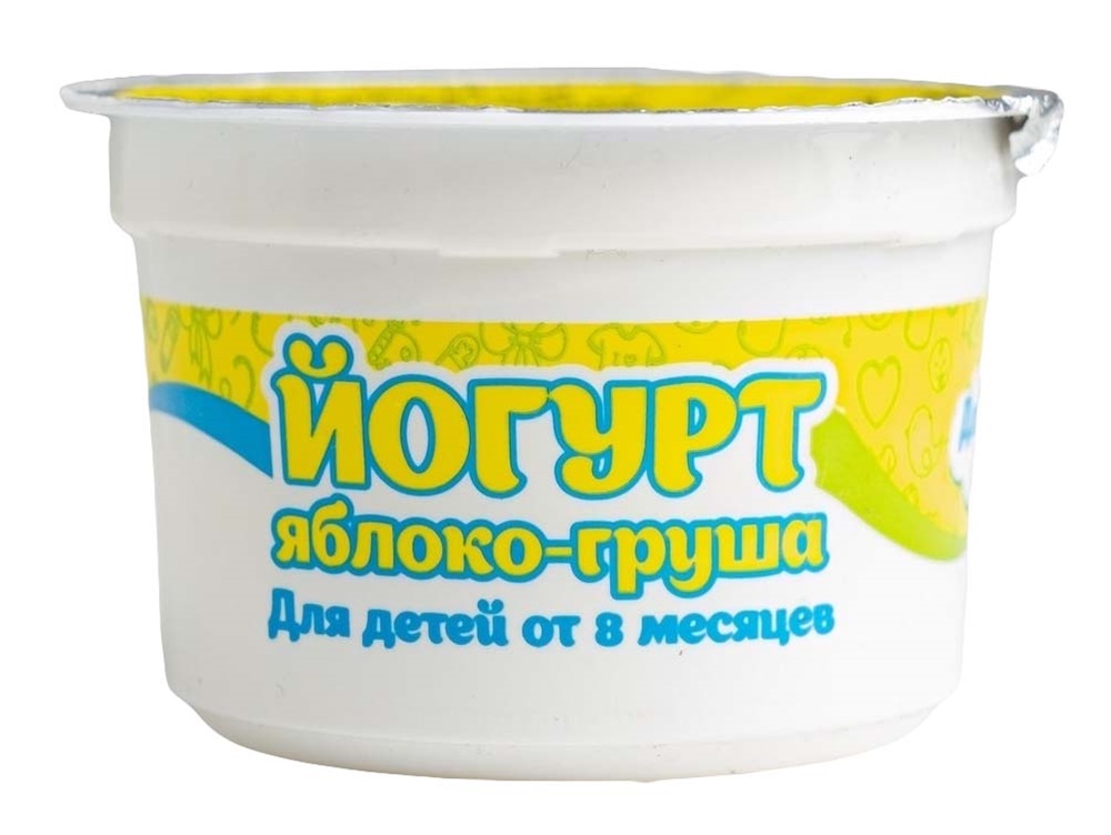 

Йогурт Здоровые дети яблоко-груша с 8 месяцев 3% 100 г