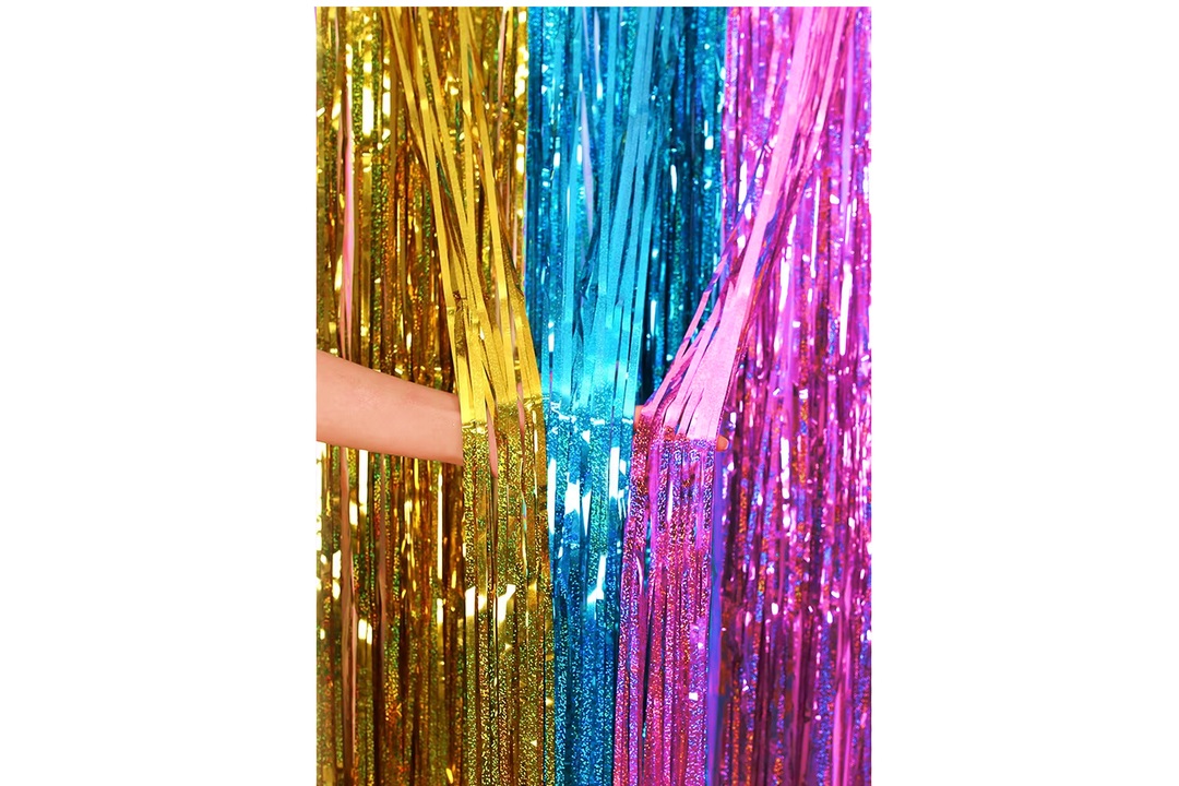 

Дождик Коломеев голографический золото синий красный зеленый голубой 1 м