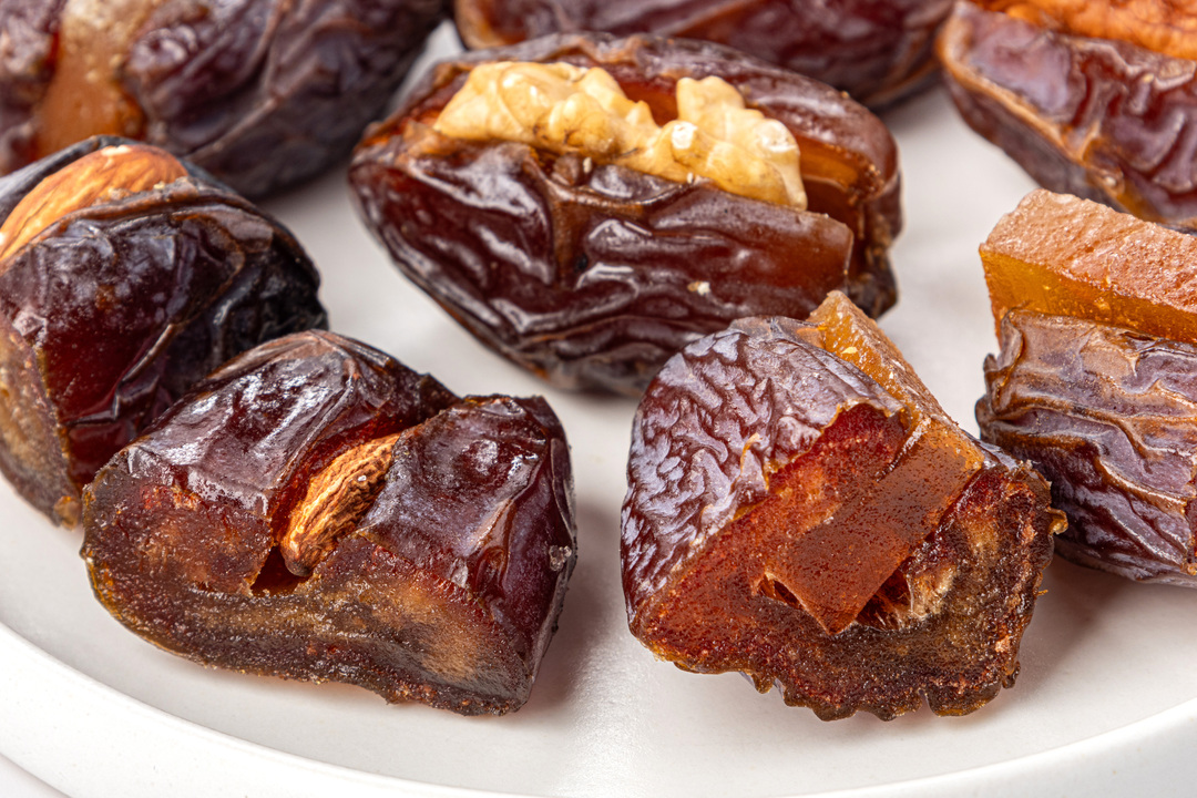 

Ассорти фиников ВкусВилл с ореховой и мармеладной начинкой 150 г