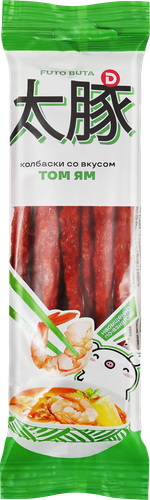 

Колбаски сырокопченые Дымов Футо Бута (Futo Buta) Том Ям 70 г
