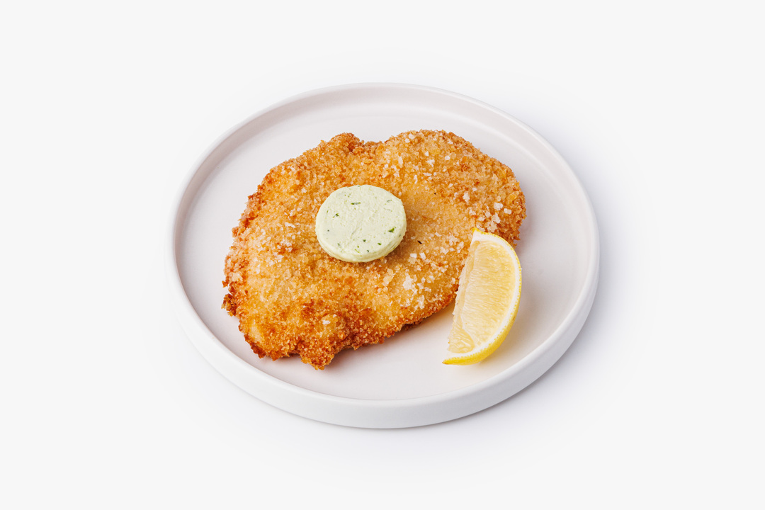 

Шницель куриный ВкусВилл с пряным маслом и лимоном 220 г