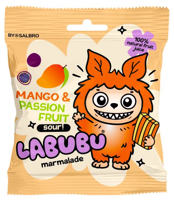 

Жевательный мармелад Labubu манго-маракуйя 45 г