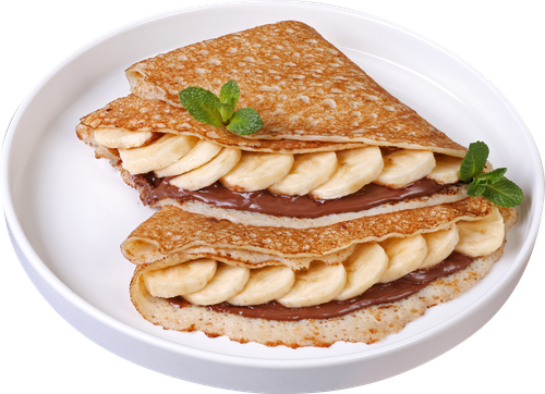 

Блинчики Лента Fresh с бананом и шоколадной пастой весовые