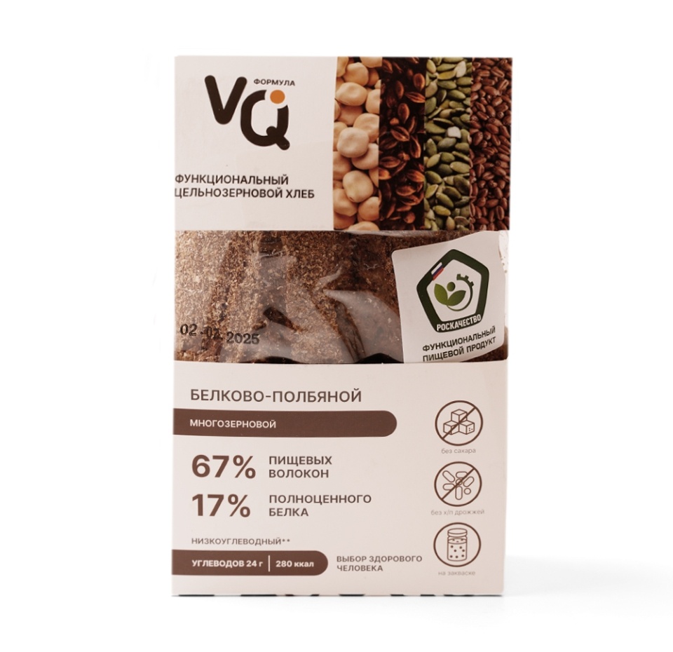 

Хлеб белково-полбяной многозерновой от Виктории Долгих, ZbreadD