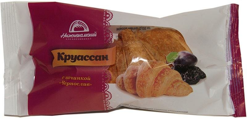 

Круассан Нижнекамский хлебокомбинат с черносливом 50 г