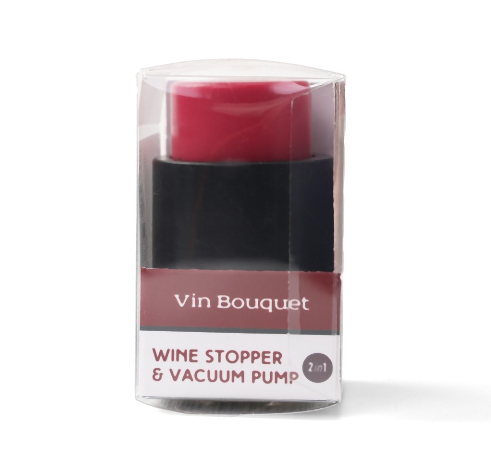 

Винная пробка Vin Bouquet 2 в 1 с вакуумным насосом 1 шт.