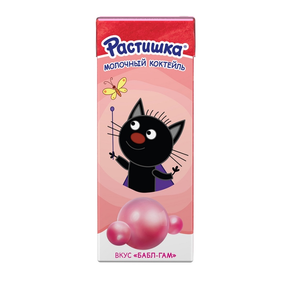 

Коктейль молочный Растишка бабл-гам 2% ультрапастеризованный, от 3 лет, 210 г