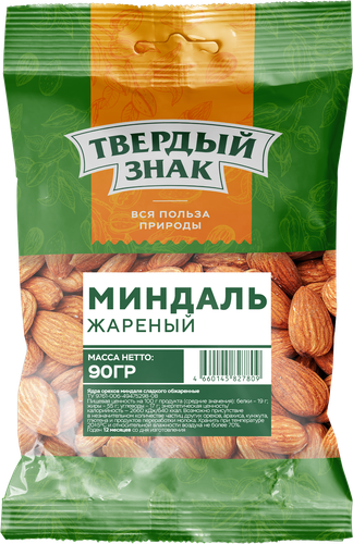

Миндаль Твердый знак жареный 90 г