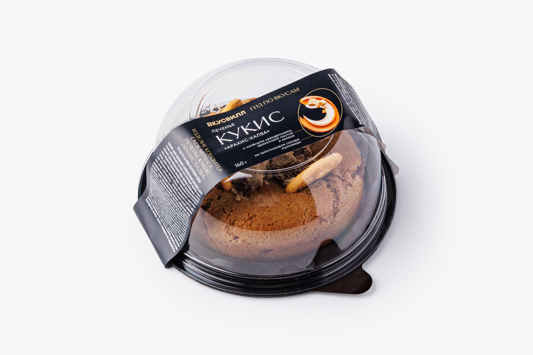 

Печенье-кукис ВкусВилл Арахис-халва 160 г