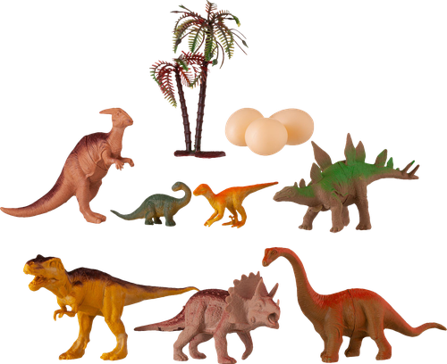 

Игрушки ABToys Юный натуралист. Фигурки динозавров, с аксесcуарами